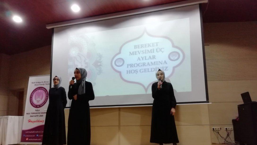 Halil Türkkan Anadolu İmam Hatip ´´Lisesi İlahi İkram Günleri Başlıyor´´ Programı