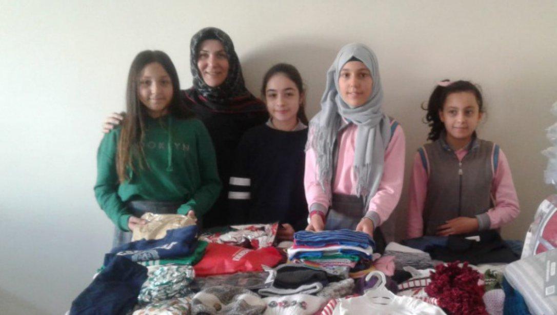 Gençliğe Değer Projesine Halil Türkkan Anadolu İmam Hatip Lisesi Öğrencilerinden Destek 
